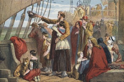 Letzter Blick auf Alt-England von John after Gilbert